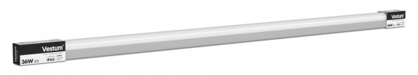 Світлодіодний лінійний світильник Vestum 1,2м 36W 6500K IP65 - Фото №1 Світлодіодний лінійний світильник Vestum 1,2м 36W 6500K IP65 - Фото №1